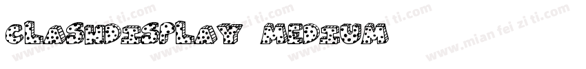 ClashDisplay Medium字体转换